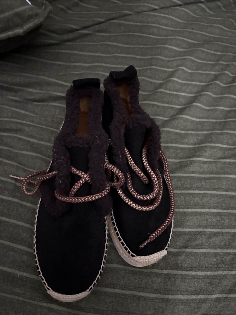 See By Chloe black Brown Shearling Glyn